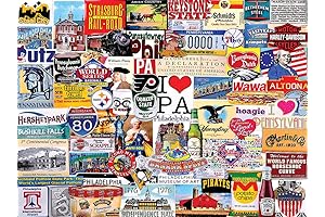 White Mountain Puzzles I Love Pennsylvania - 1000 Piece Jigsaw Puzzle
