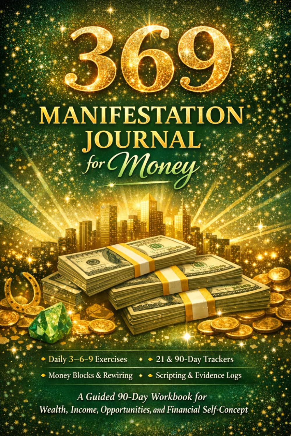 369 Manifestation Workbook for Money: A Guided 90 day Workbook for Wealth, Income, Opportunities and Financial Self-Concept