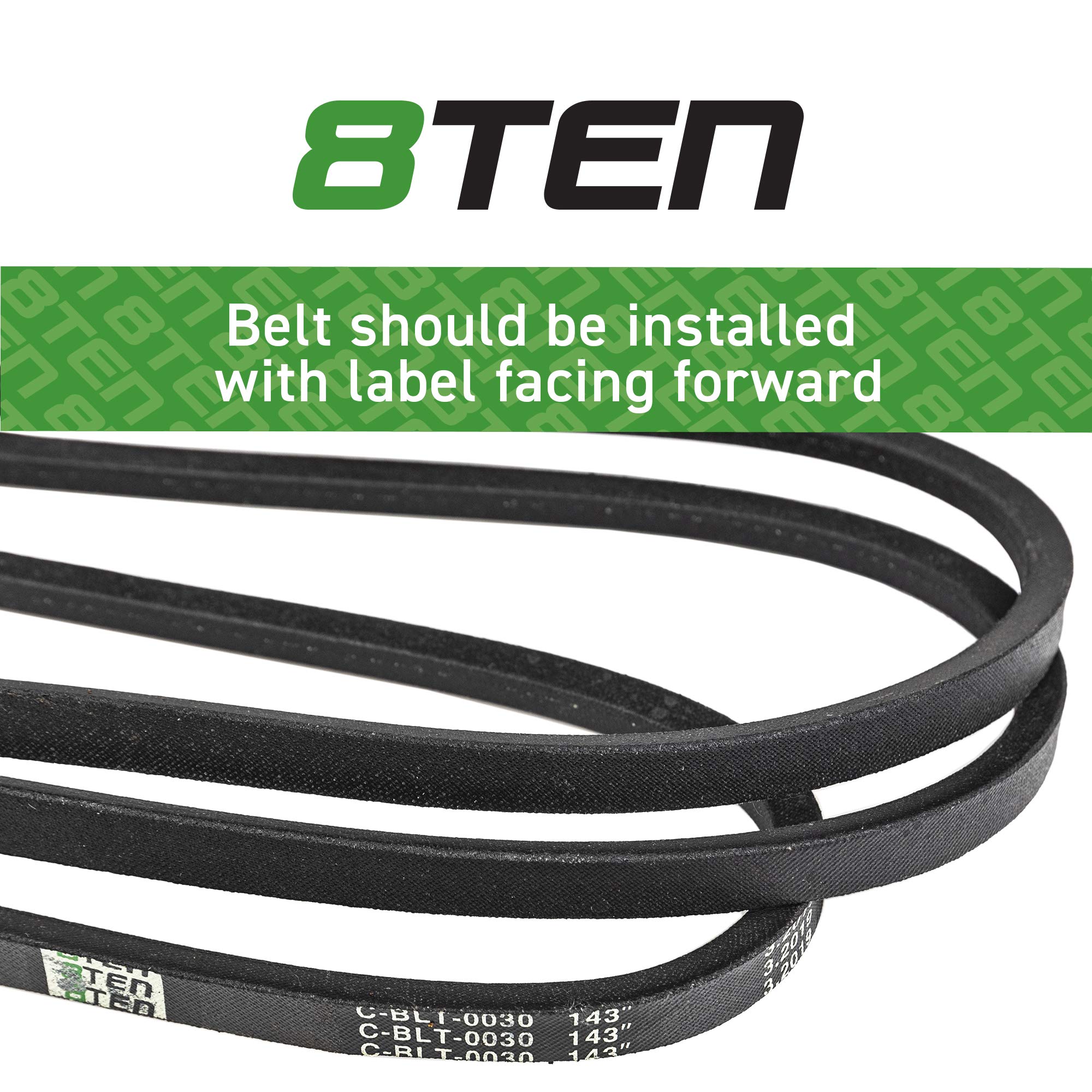 REPLACES CUB CADET DECK BELT 954-04138A RZT FITS 17AI2ACK709 710