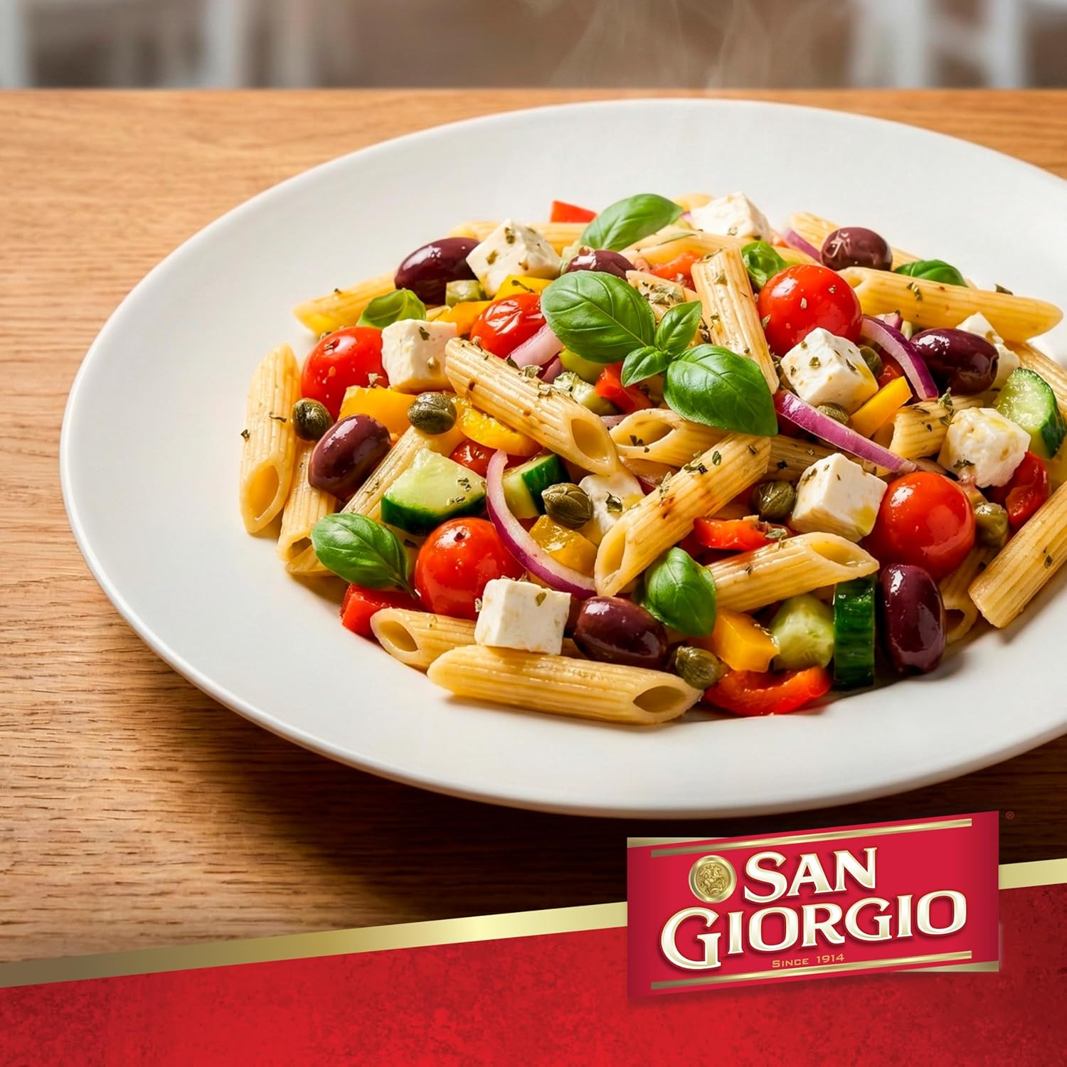 San Giorgio Penne Rigate Pasta, 12-Pack (16 oz Each) – Classic Ridged Pasta for Hearty Sauces & Baked Dishes