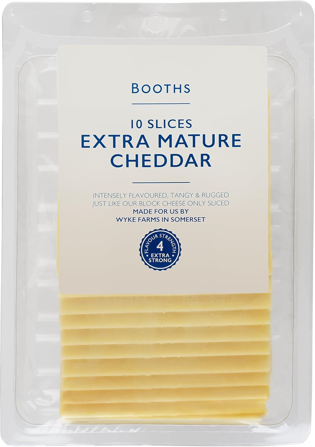 Booths Extra Mature Cheddar Cheese Slices, 250g Amazon.co.uk Grocery
