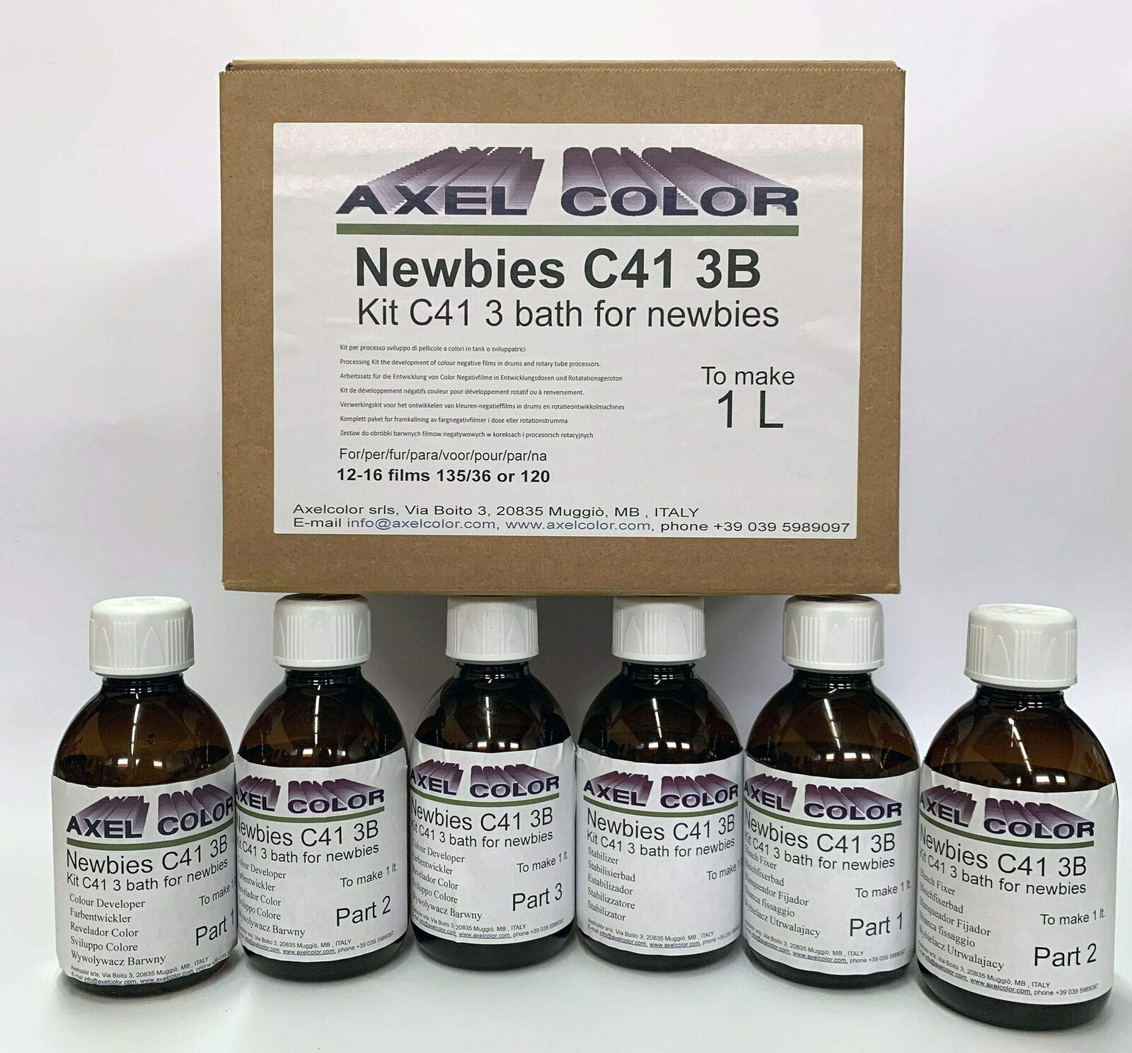 KIT c41 3 Bath for newbies to make 2,5lt