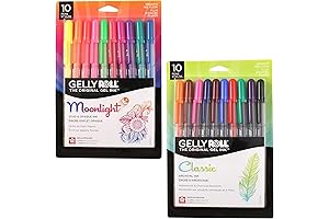 Gelly Roll Moonlight Gel Pens & Gelly Roll Gel Pens: Enhance Your Creativity