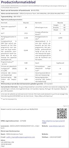Miniatura 22 de Whirlpool - Lavavajillas integradas negro, tamaño completo - W7I HT58 T