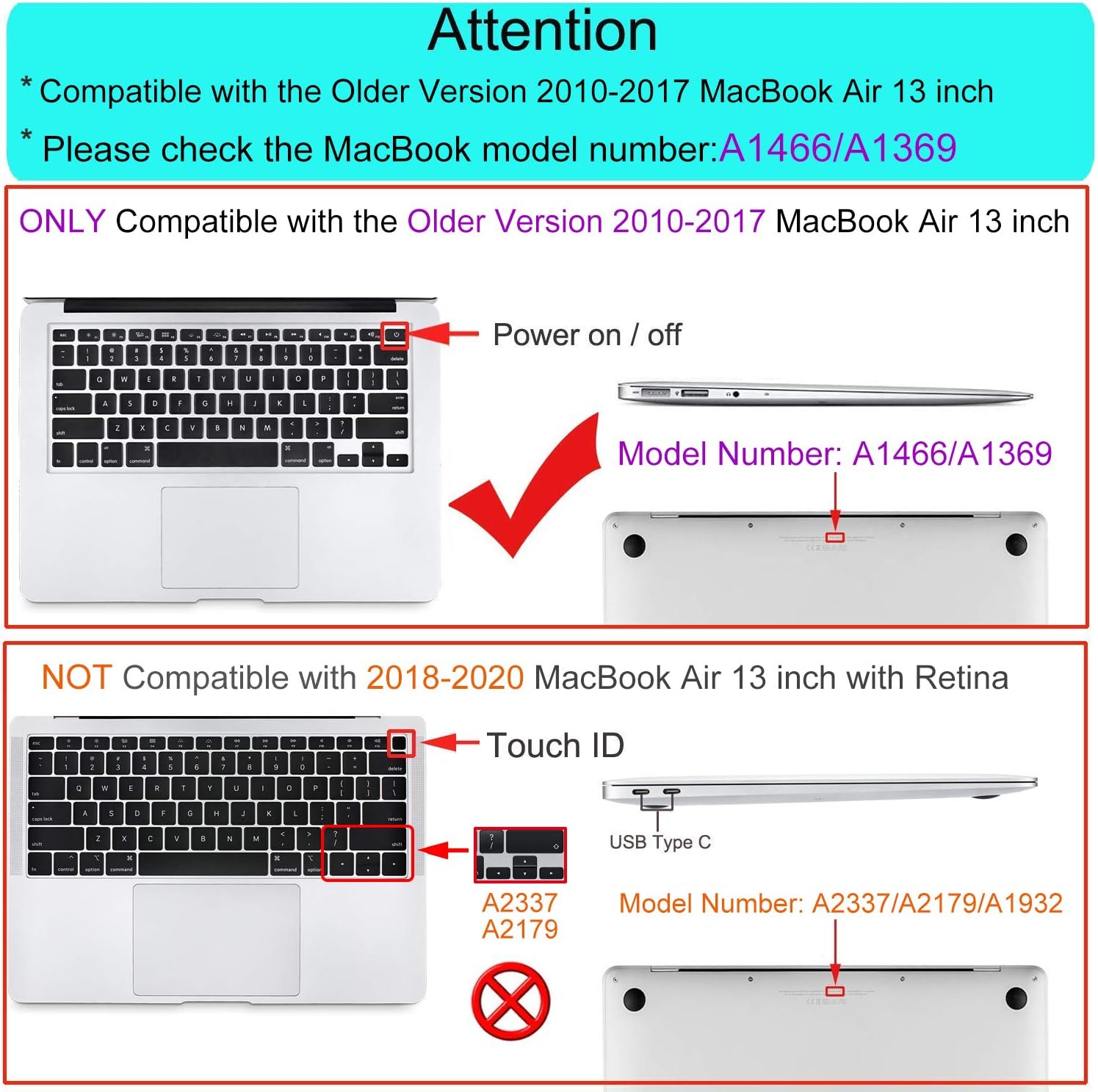 MOSISO Compatible with MacBook Air 13 inch Case (Models: A1369 & A1466, Older Version 2010-2017 Release), Plastic Pattern Hard Shell Case & Keyboard Cover & Screen Protector, Wood Grain