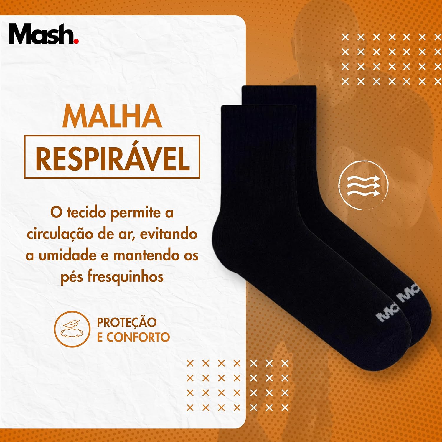 Kit 3 Pares Meia Cano Médio Curto Mash Esportiva Academia Respirável em promoção! Veja a oferta e mais achadinhos de Moda íntima 4 Hoje é o melhor dia para comprar Kit 3 Pares Meia Cano Médio Curto Mash Esportiva Academia Respirável com aquele preço maroto! Promoção! Aproveite a oferta! 4