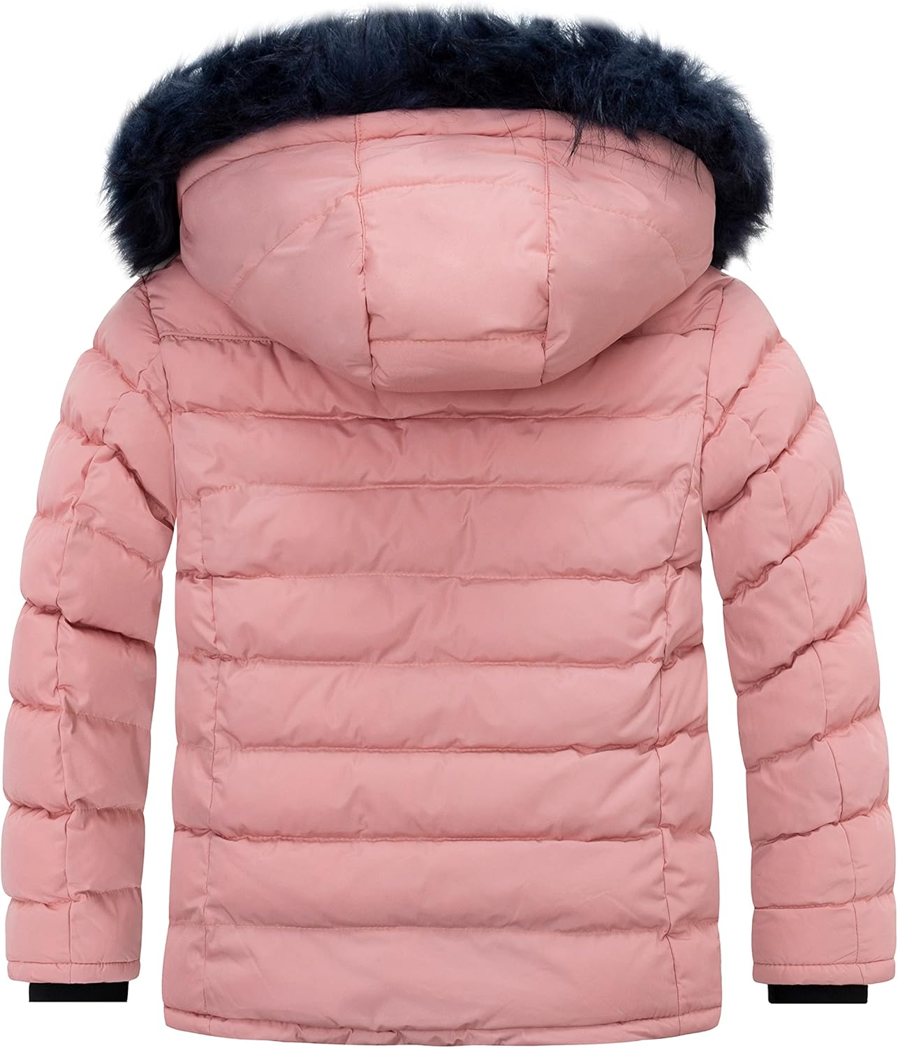 ZSHOW Girls' Puffer Jacket Soft Fleece Lined Warm Hooded Winter Coat - Image 3
