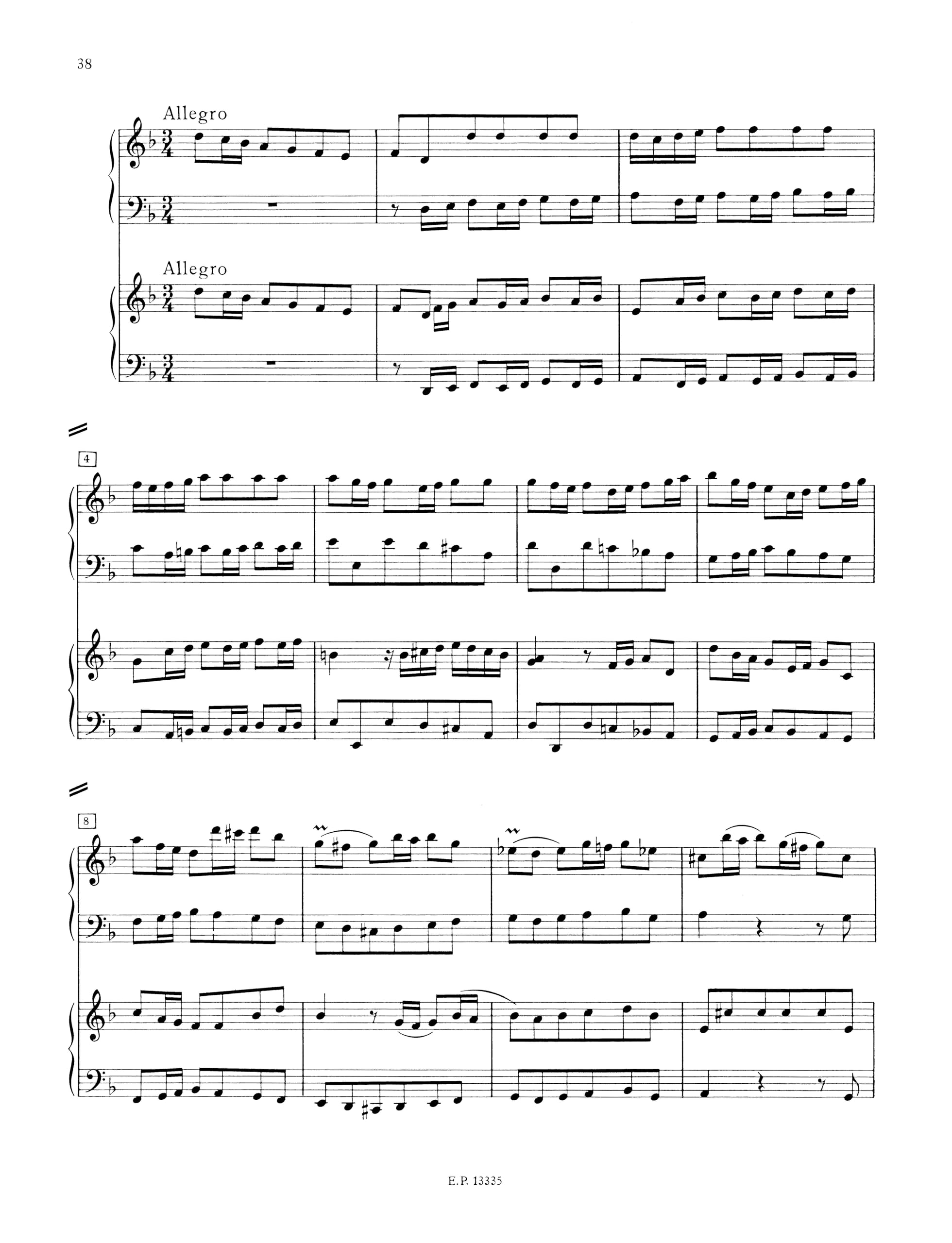Keyboard Concerto No. 1 in D Minor Bwv 1052 Edition for 2 Pianos: Edition for 2 Pianos