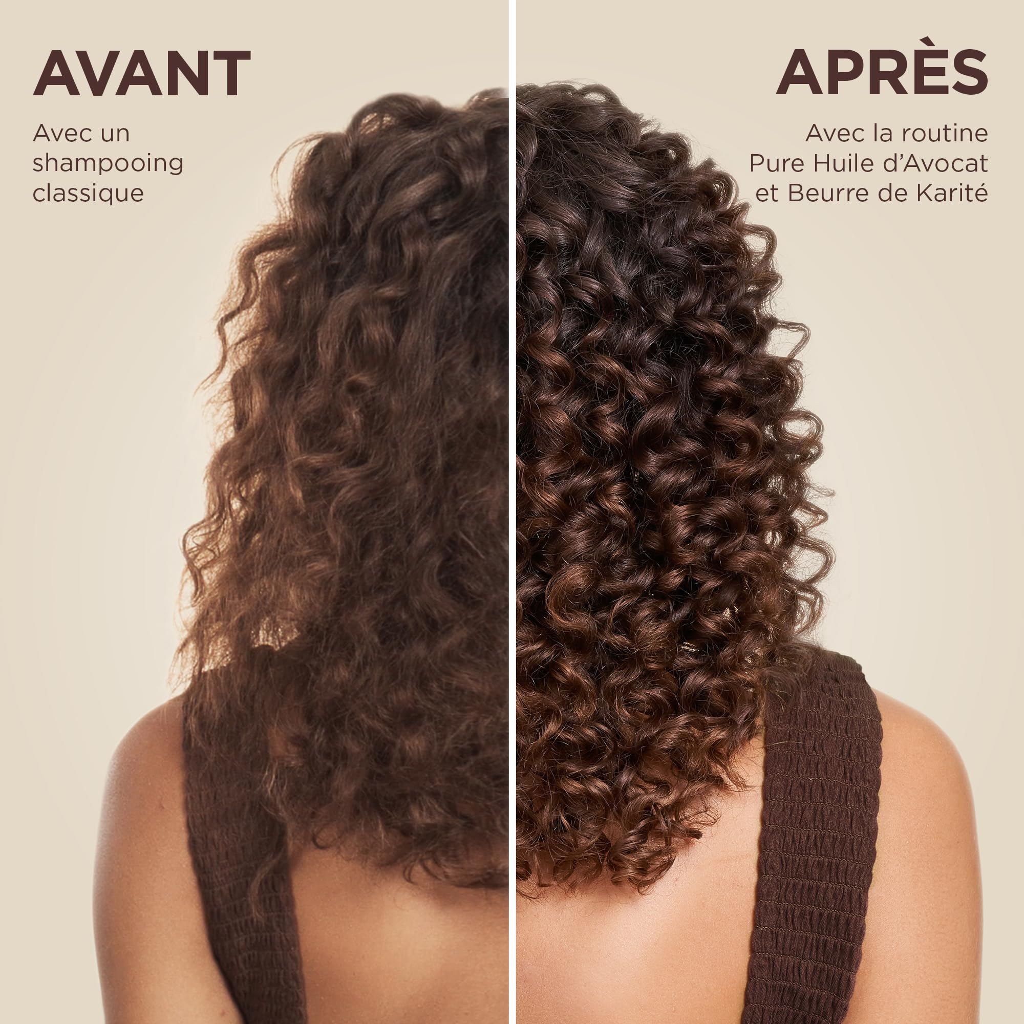 Garnier Ultra Doux À l'Huile d'Avocat et Beurre de Karité - Crème de soin sans rinçage Cheveux Très Secs ou Frisés 200 ml