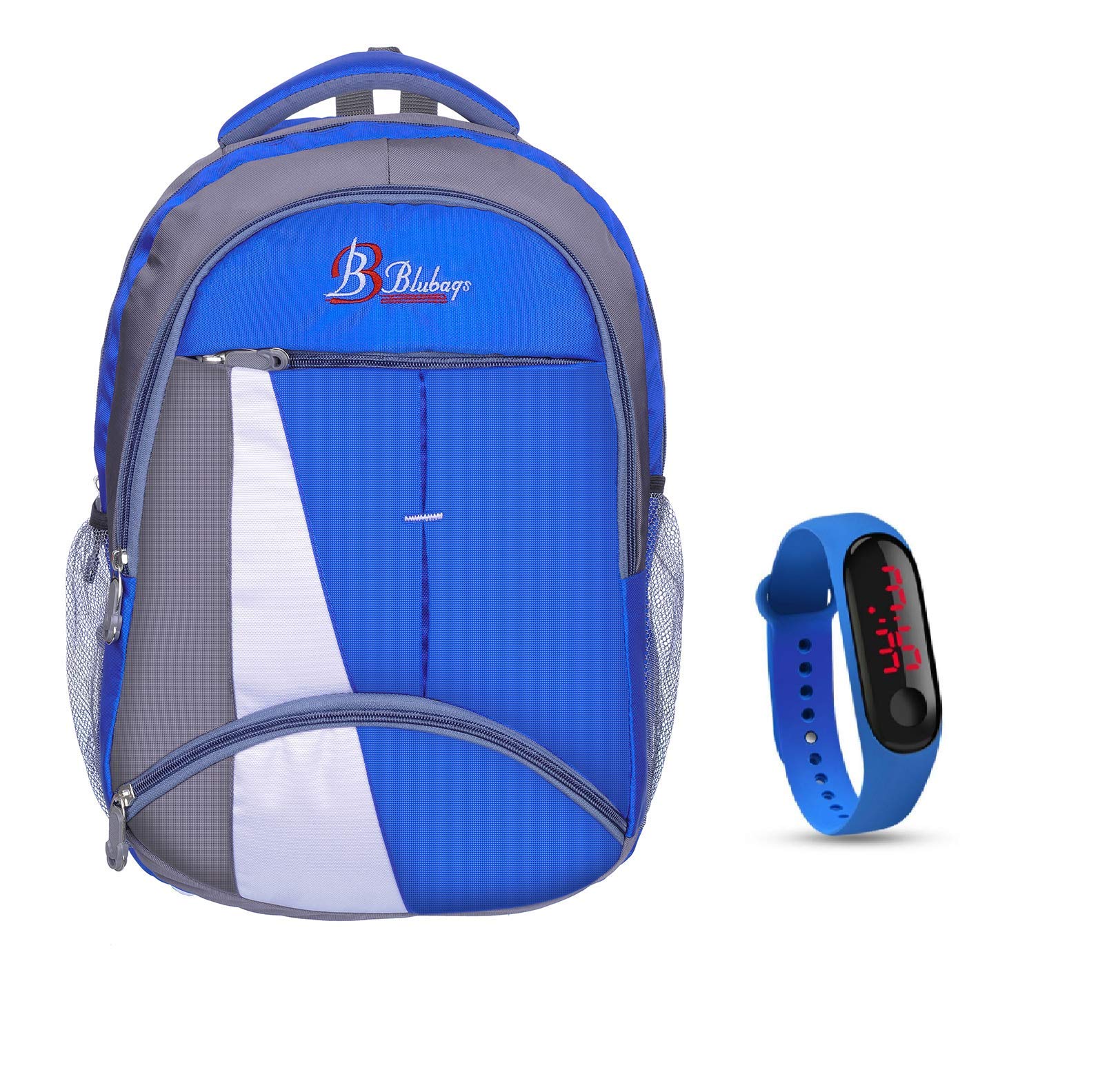 blubags Casual Backpack | Laptop Bag | College Bag | School Bag and Led Blue (B08298SVM3) Amazon Price History, Amazon Price Tracker
