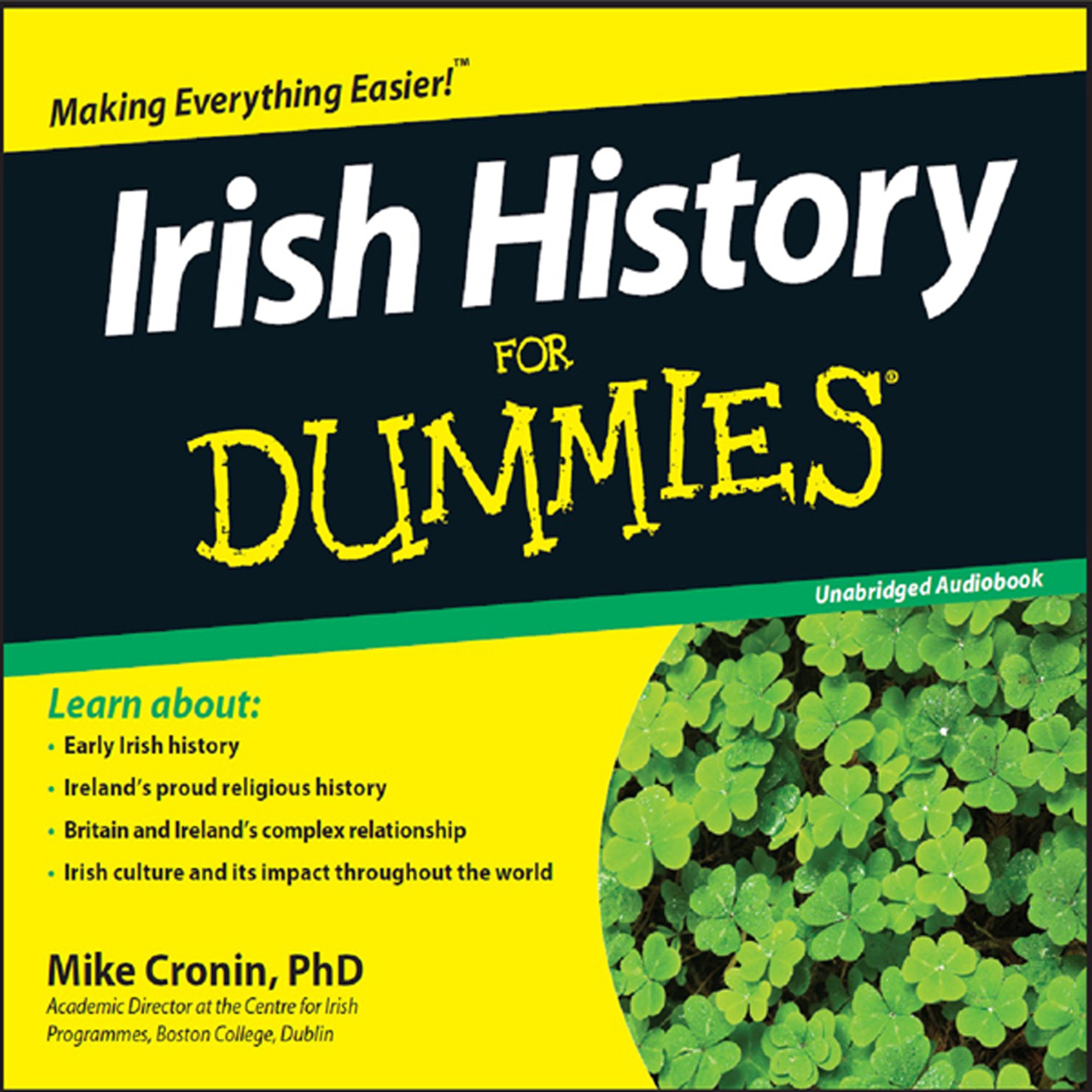 Cover art for Irish History for Dummies