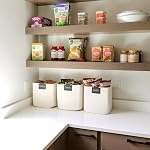 NaturalCozy Cubes de stockage 11 Paniers tissés en coton de pouce pour l'organisation 3-Pack | Boîte de rangement cubes Paniers de rangement carrés pour les étagères Organisateur, Salle de classe, Jouets pour enfants, penderie, Maternelle