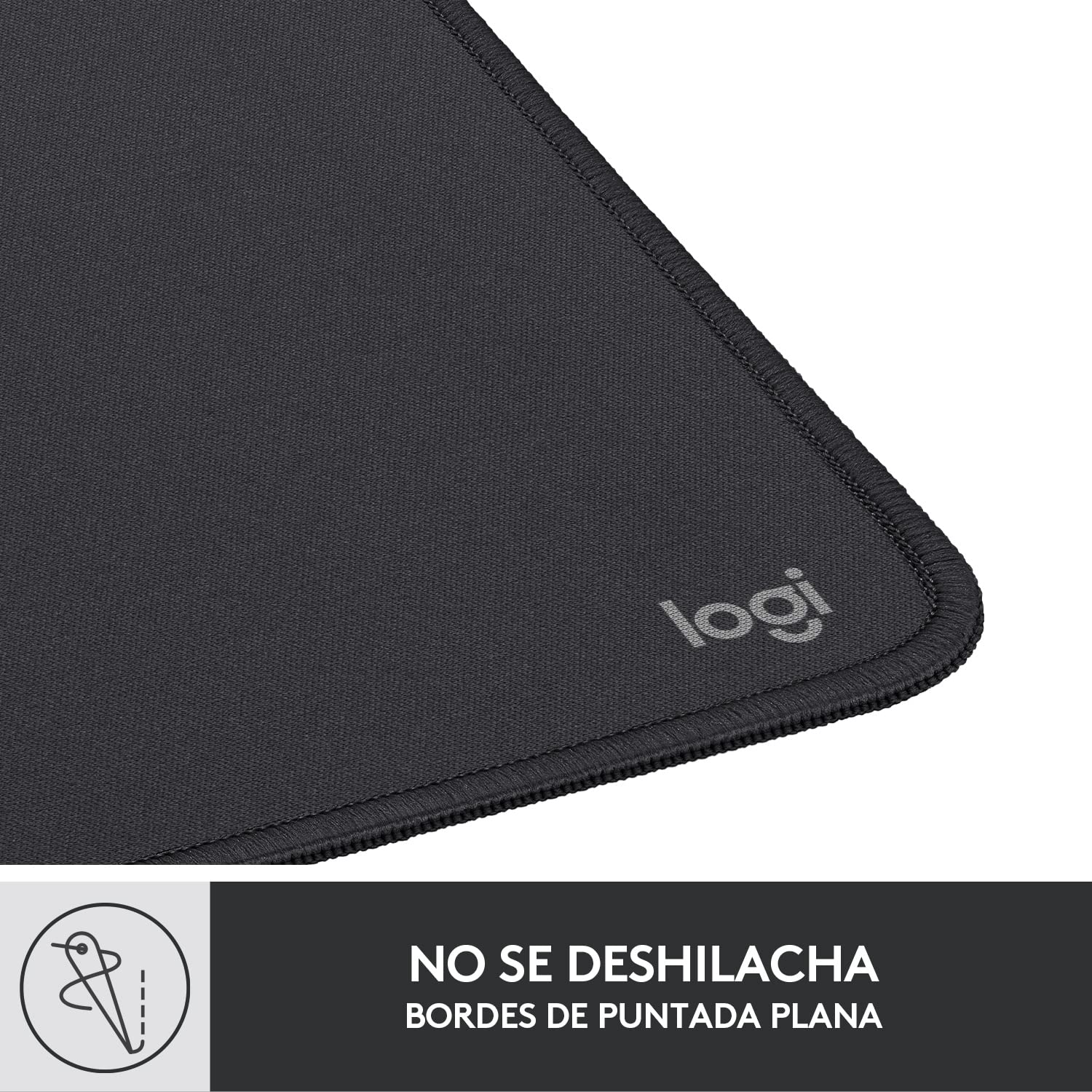 Logitech Mouse Pad Studio Series Antideslizante Resistente a Salpicaduras Gris