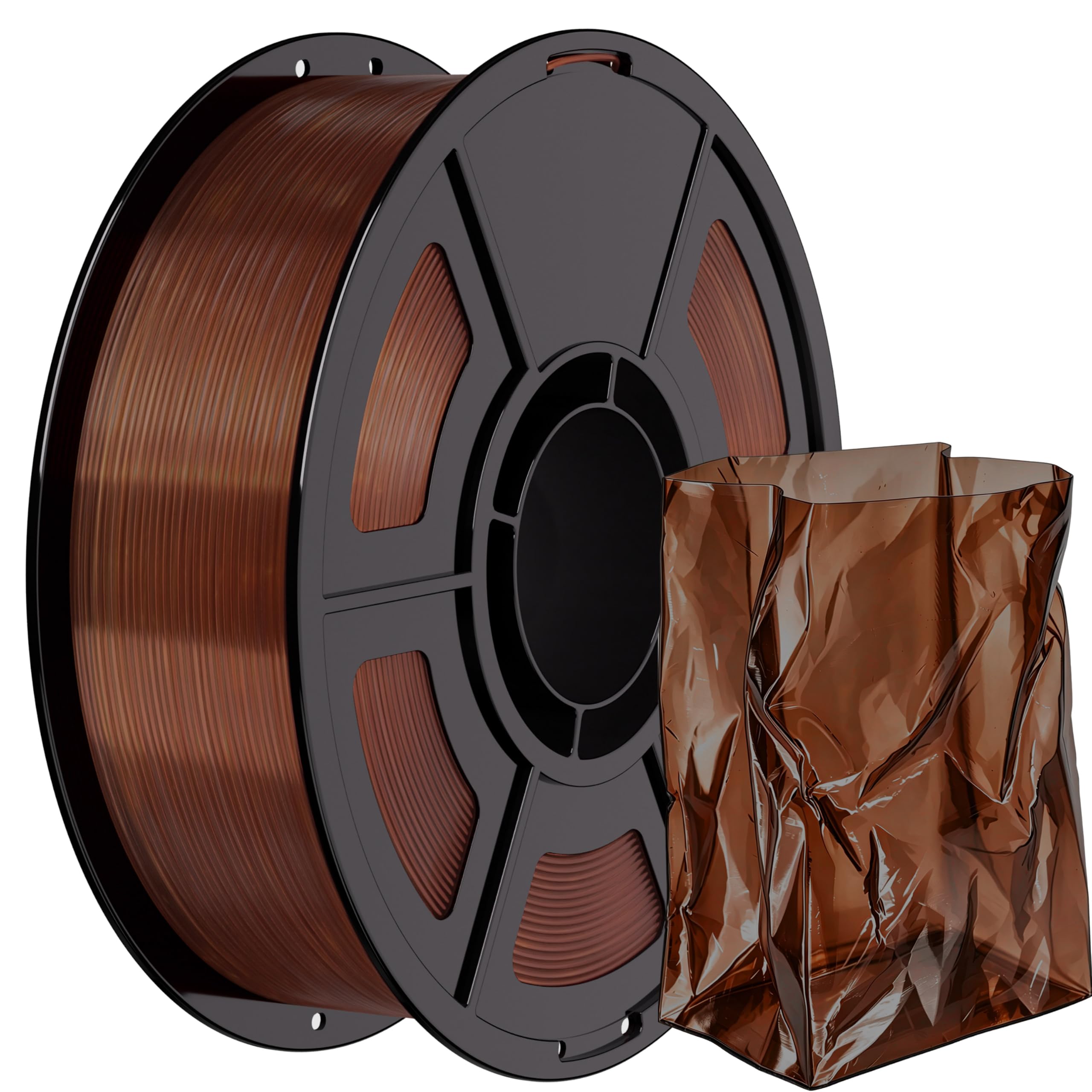 IEMAI HF PLA 3D Printer Filament 1.75mm, High Flow Transparent Filament, ±0.02mm Dimensional Accuracy, Smooth Stable Printing for FDM 3D Printers, PLA Transpare