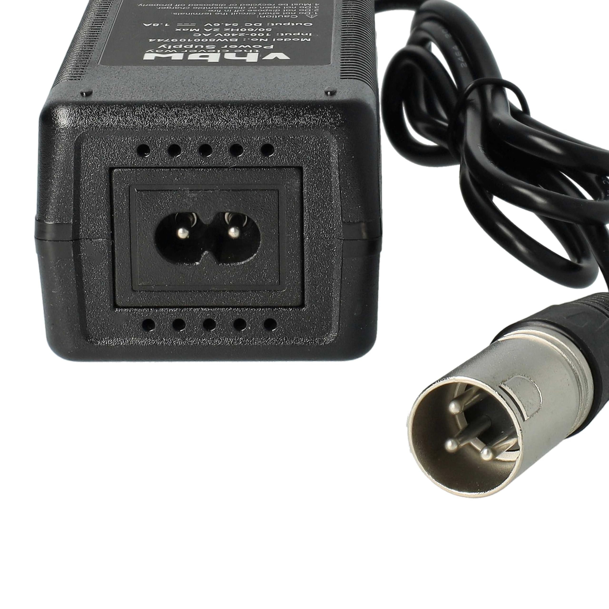 Batterijlader 54,6V 5A Voor 48V Lithium Accu - XLR 3-polig