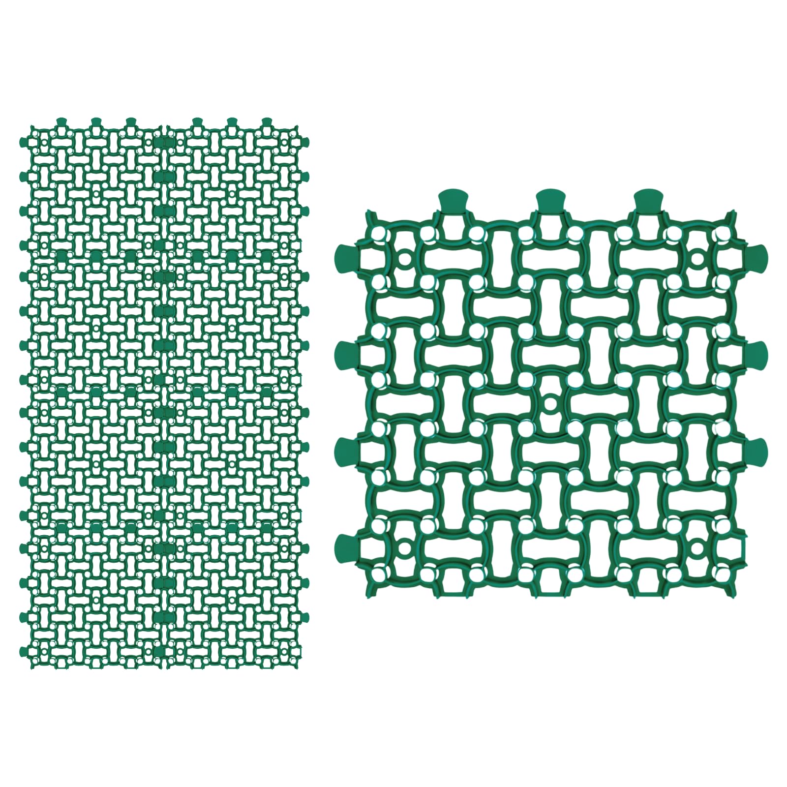 GARDENIX Rejilla de césped, 8 unidades, 50 x 50 cm, 2,00 m², panal de césped, parking o césped, rejilla de grava, color verde