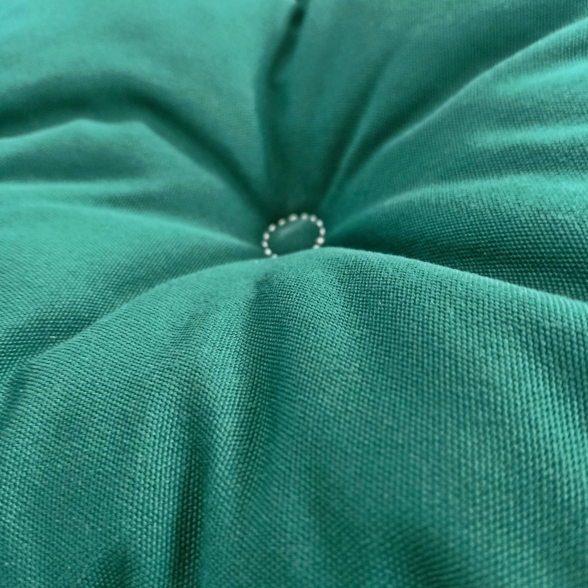 4L Textil Coussin pour Banc de Jardin, balancelle hollywoodienne - Coussin d'assise et de Dossier - Résistant aux intempéries - 100 x 50 x 50 cm - Vert - Résistant aux UV
