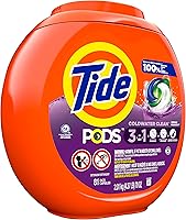Vista 3 de Tide PODS Cápsulas de jabón detergente para ropa, Spring Meadow, 81