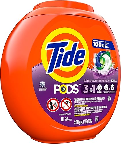 Miniatura 35 de Tide PODS - Cápsulas de detergente líquido para lavandería, compatible con lavadoras de alta eficiencia, 42 unidades, limpieza potente 3 en 1 en un