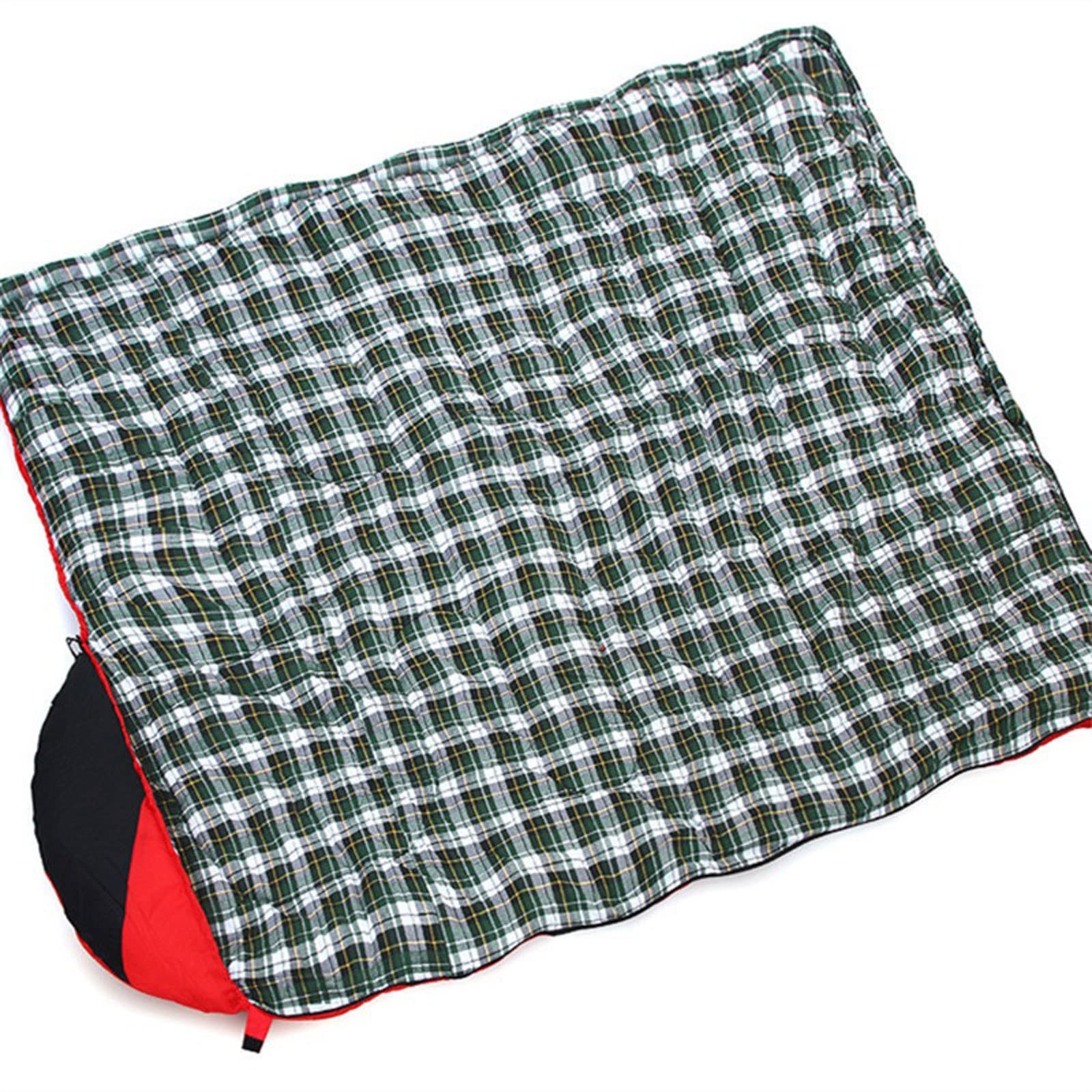 Śpiwór Outdoor Camping Sleeping Bag Envelope with Hood Widened and Thickened Dirty Sleeping Bag Adult Travel Camping