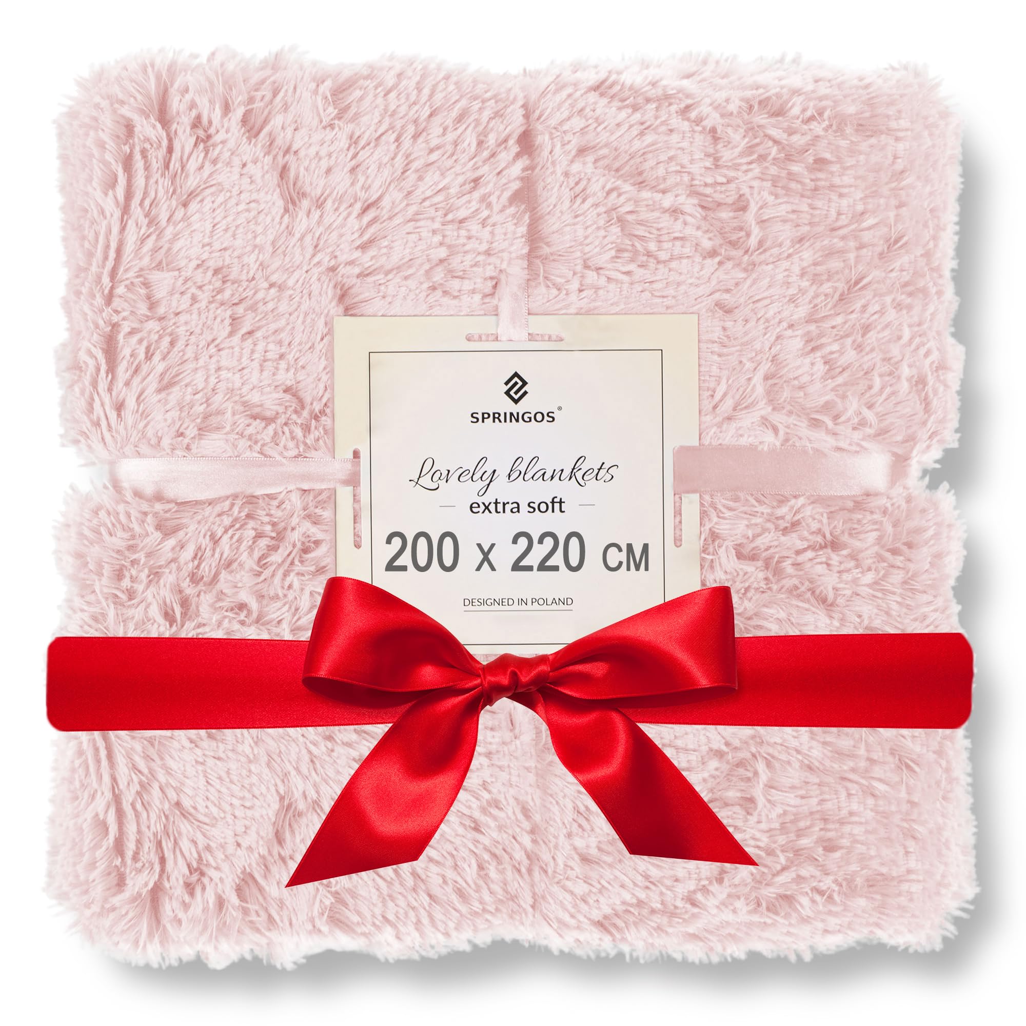 EMME - Coperta soffice 150 x 200 cm in pelliccia sintetica super