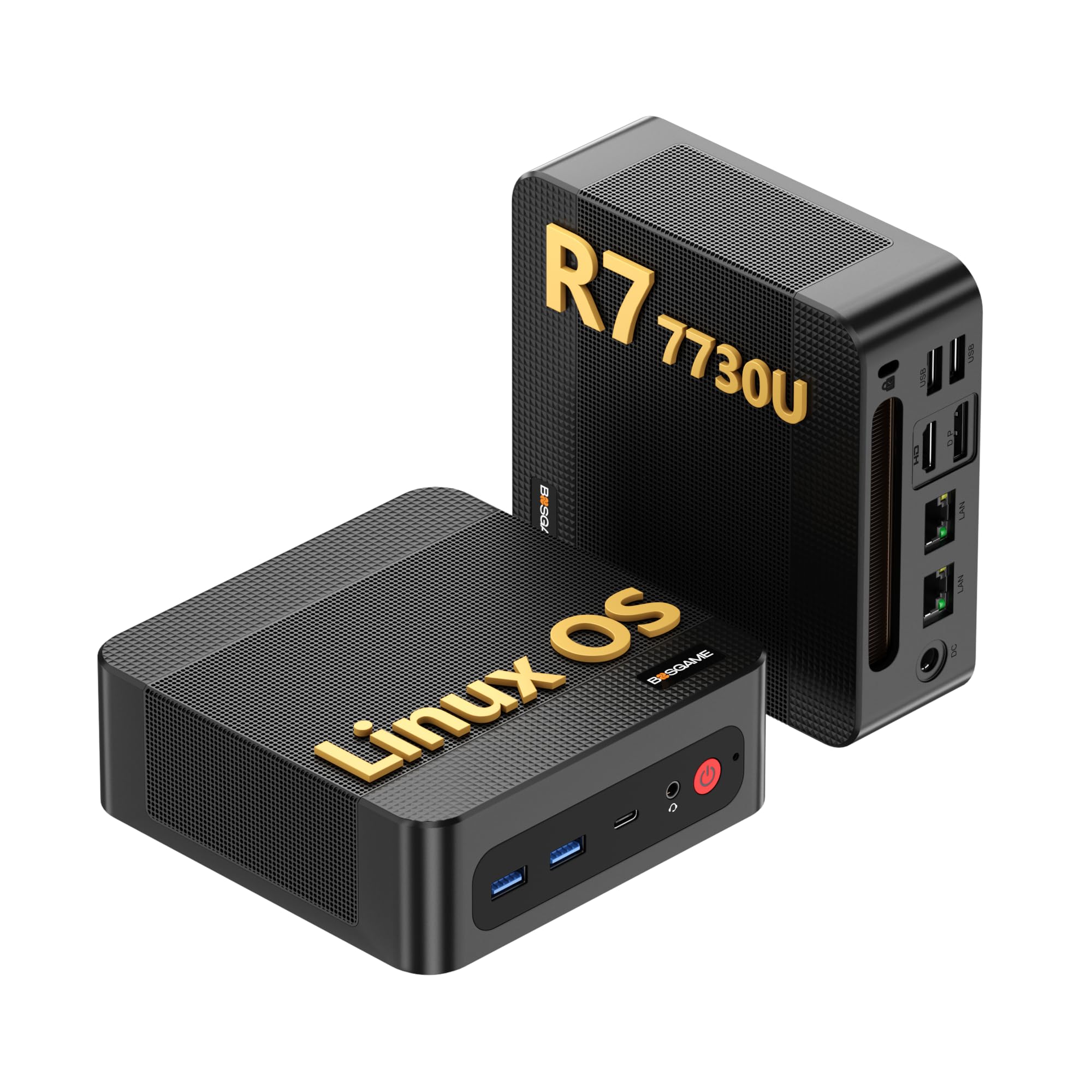 Amazon.com: BOSGAME P4 Ultra Linux Mini PC, AMD Ryzen 7 7730U 16GB