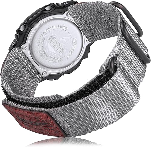Miniatura 19 de Correa de reloj de 0.630 in para Casio G-Shock DW5600/8900, GA100/110/120, GD100/110/120, GW6900, GWM5610, correa de reloj de nailon con tres