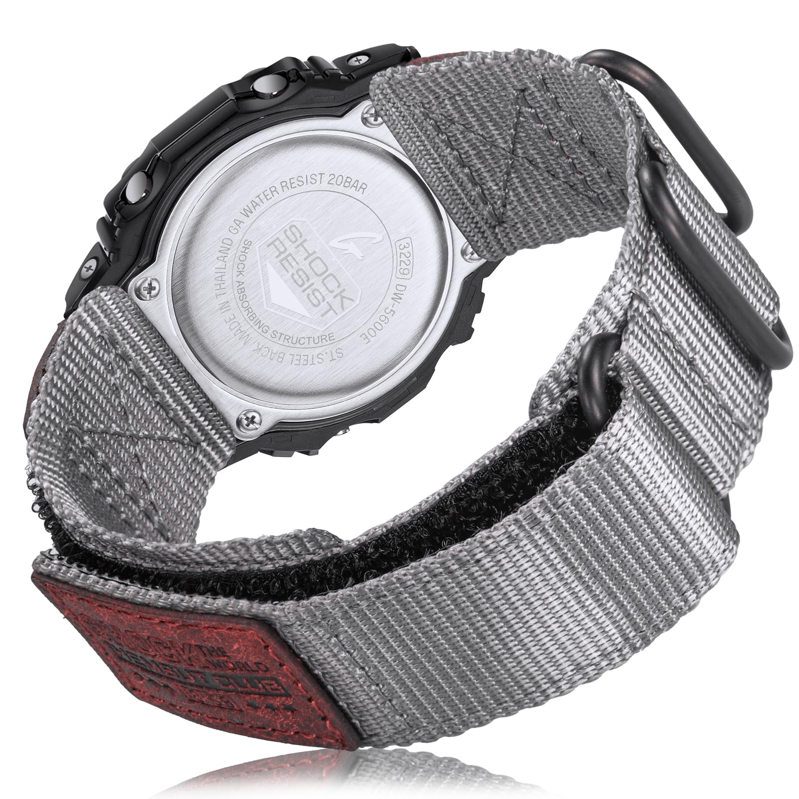 Davilane16mm Watch Band Strap For Casio Mens G Shock Dw5600