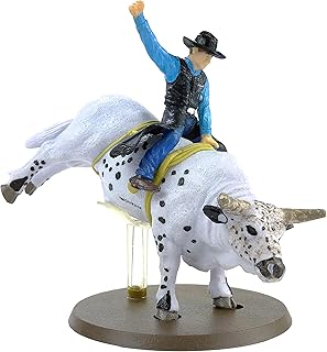 Big Country Toys Smooth Operator - Rodeo Toys - Bull Riding Figurine - 1:20 Scale - Hand Painted - Collectible & Playable