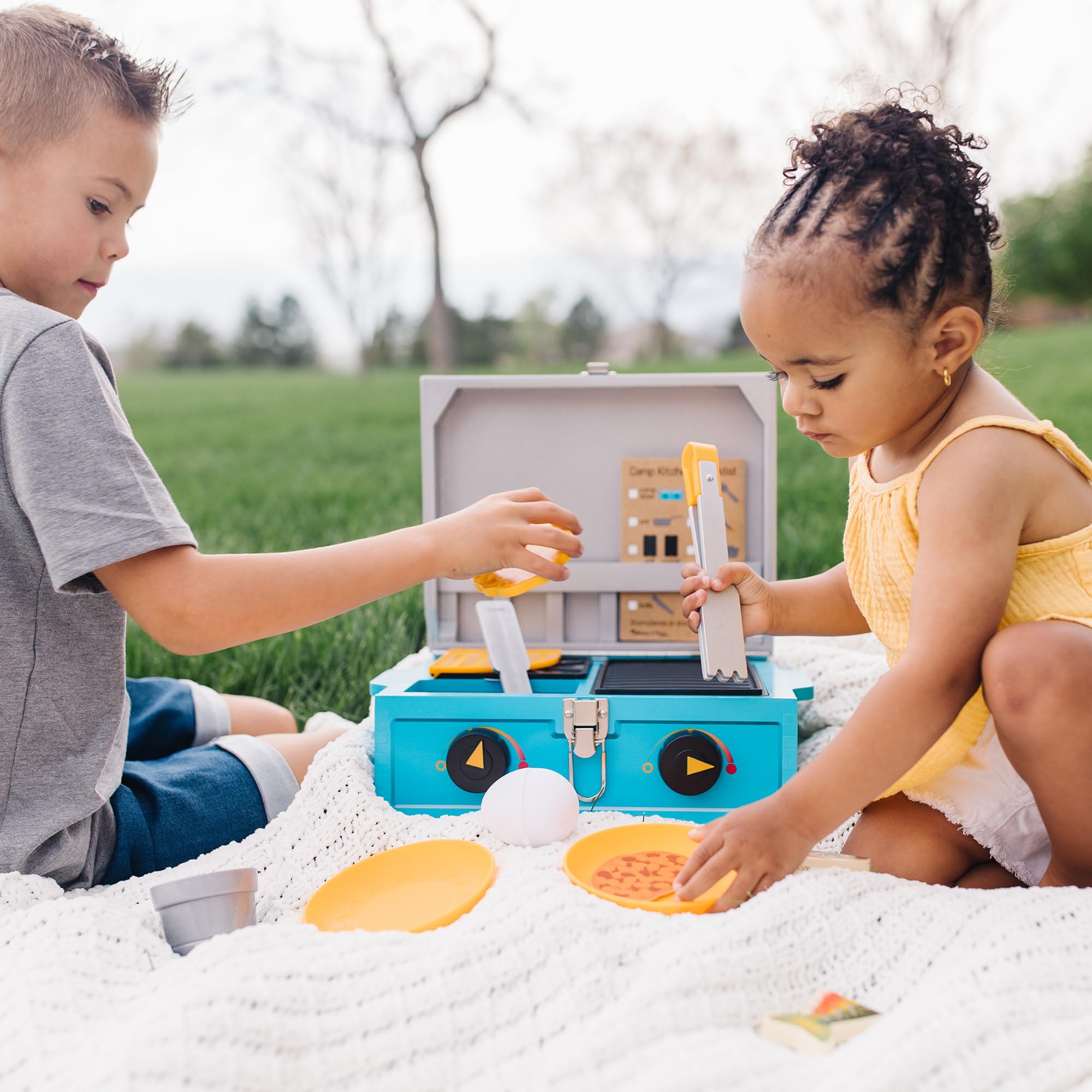 Melissa & Doug Juego De Hornillo De Campamento, Juego De Camping para Niños, Juguetes De Desarollo, 3+, Regalo para Niño O Niña