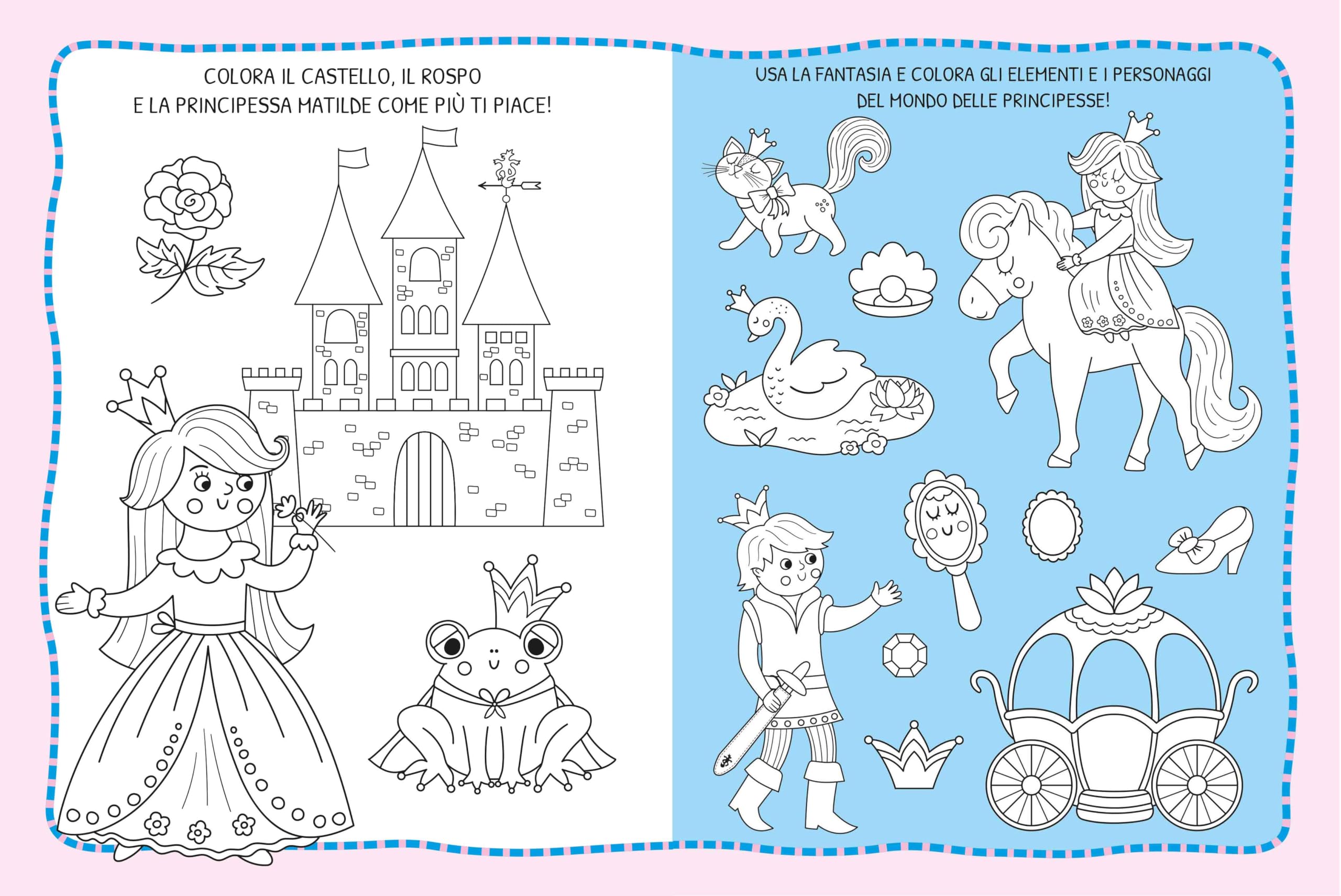 Le principesse. Mega box arts & crafts. Ediz. a colori. Con 4 fondali. Con 6 modelli 3D