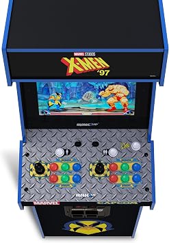 Arcade1Up X-Men '97 Deluxe Arcade Machine Dark Blue and White