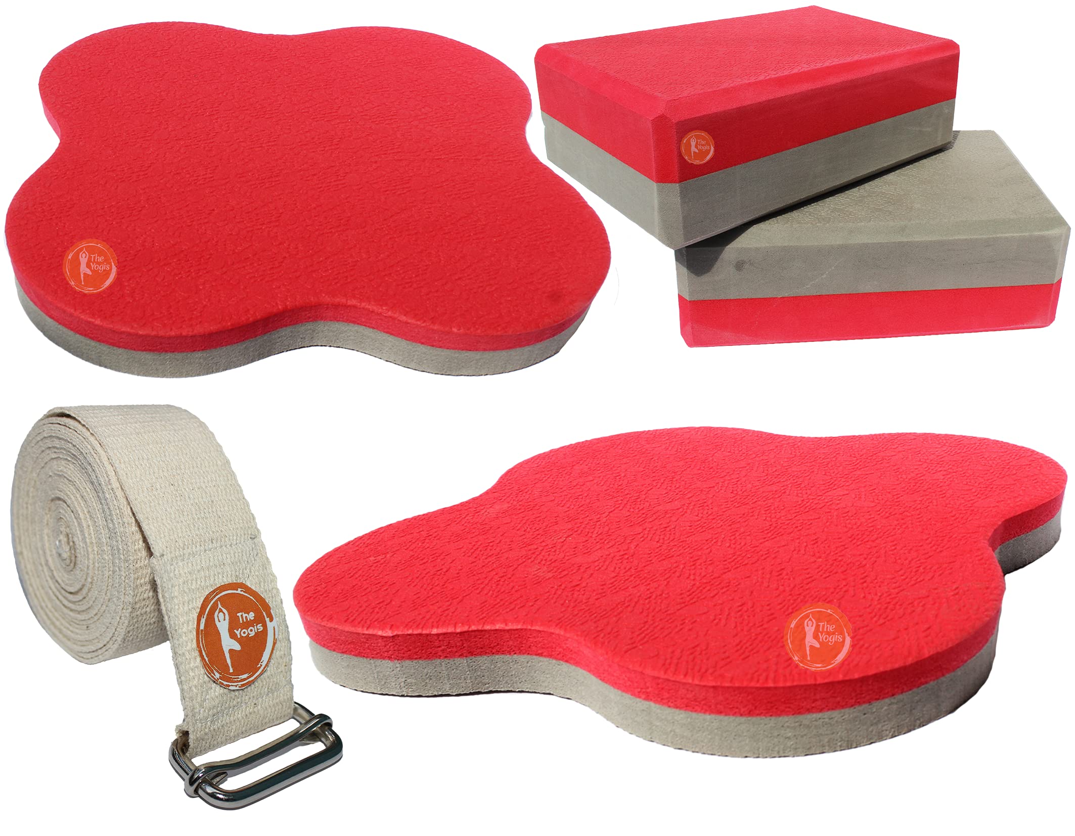 The Yogis Yoga Knee Pads, Yoga Mat Pads, Yoga Knee Support With Yoga Blocks [ Made In India ] (B0B8NNCXJM) Amazon Price History, Amazon Price Tracker