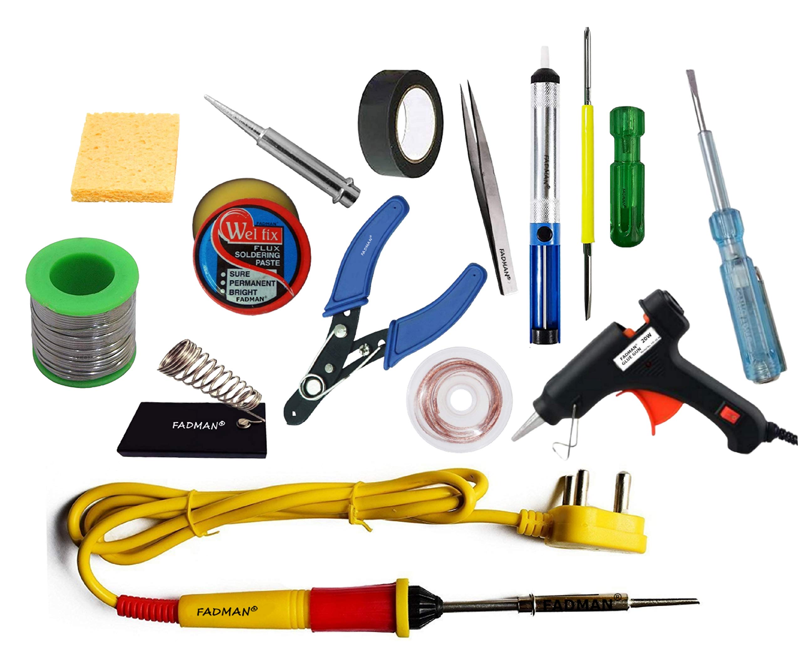 FADMAN BEGINNER KIT SOLDERING IRON | PACK 14 | (B08WC1R8HR) Amazon Price History, Amazon Price Tracker