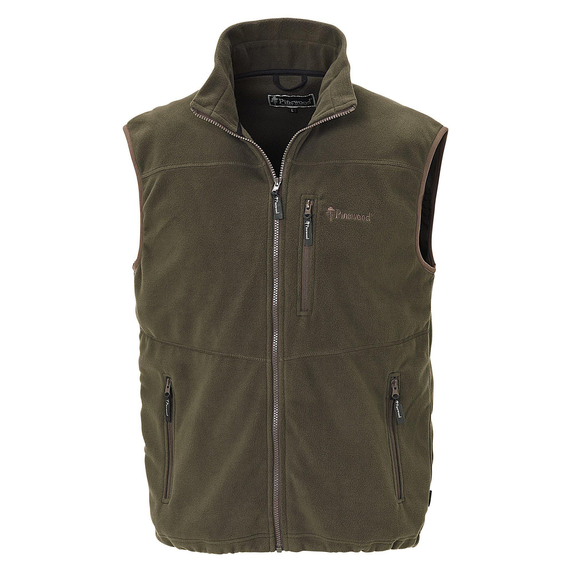 Pinewood Herren Pirsch Fleece Weste - Vielseitige und bequeme Outdoor Herrenweste mit praktischer Tasche - Schnelltrocknend und pflegeleicht für Alltag & Outdoor-Aktivitäten