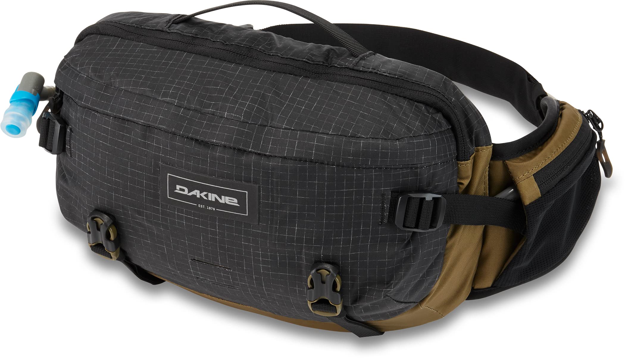 Dakine Seeker 6 Riñonera Negra Ripstop – en Negro, 6L, poliéster Resistente, tamaño: 30 x 22 x 10 cm