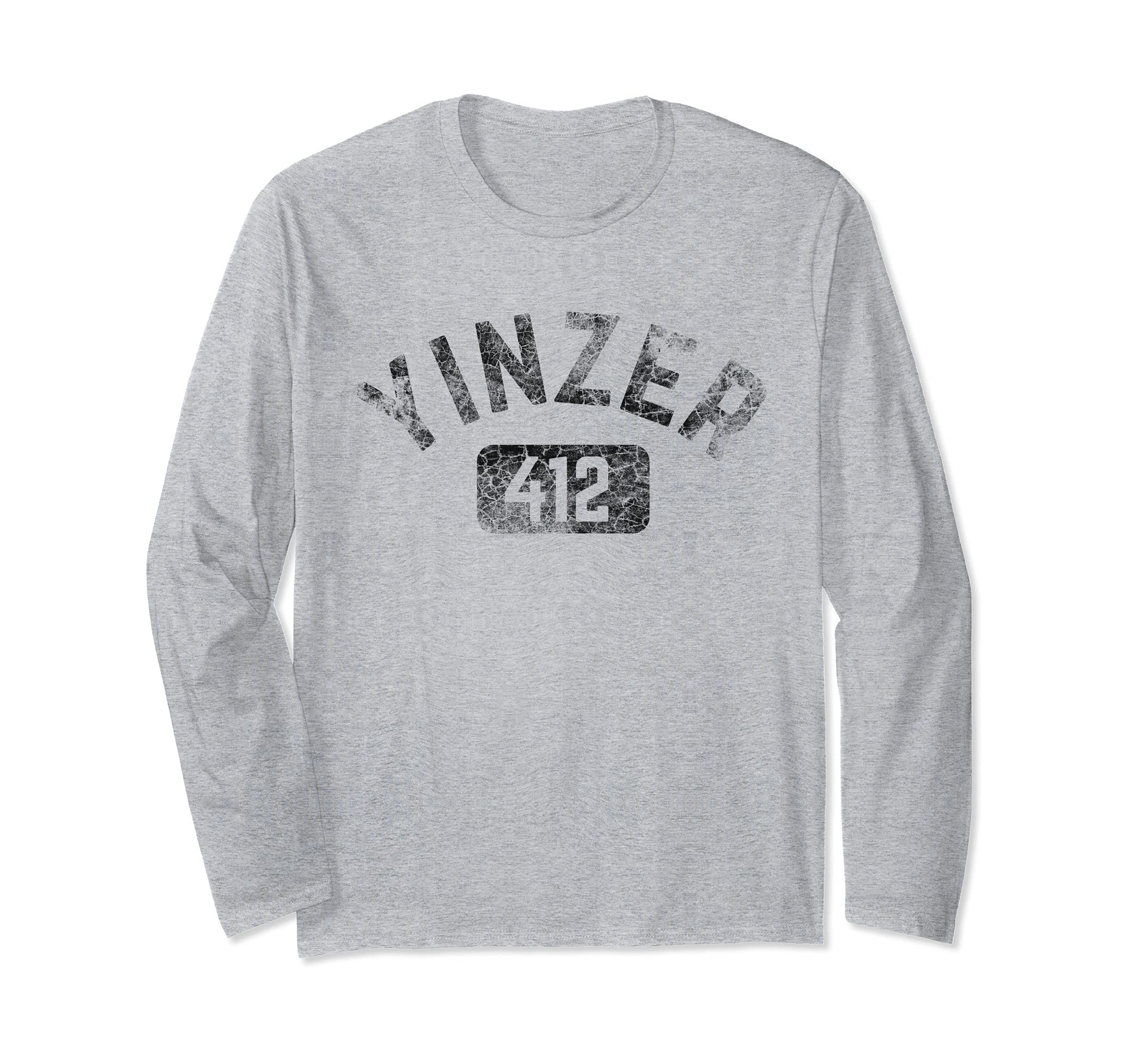 Pittsburgh Yinzer 412 Steel City Yinz Pennsylvania Home Long Sleeve T-Shirt, Black