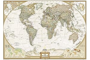 National Geographic Executive Reference World Map Wall Mural