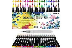 Premium Watercolor Brush Pens: Unleash Your Inner Artist with 20 Vibrant Colors