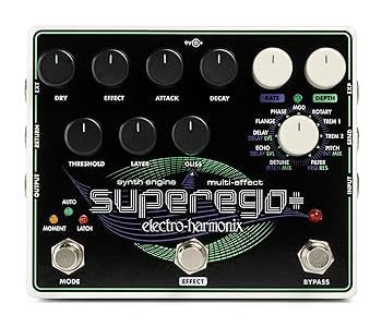 ギター ELECTRO-HARMONIX SUPEREGO Amazon.com: Electro Harmonix Superego Synth Engine Guitar