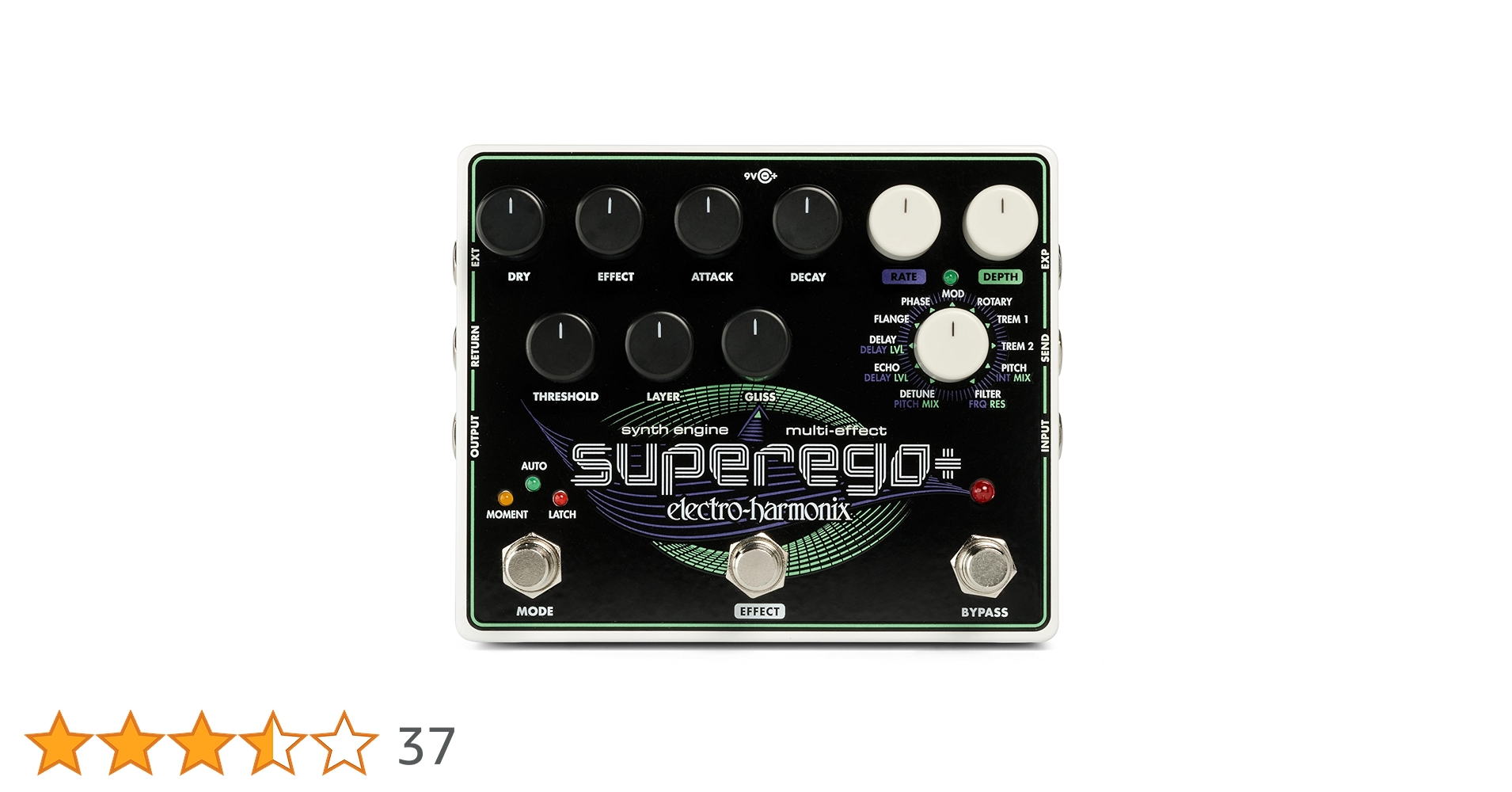 Electro-Harmonix Super Ego+ ギターエフェクター Amazon | Electro-Harmonix Superego+ ギターシンセエフェクター