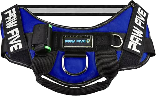 Miniatura 2 de Paw Five Arnés reflectante Core-1para perro con soporte para bolsas de residuos para Medianos y grandes perros Azul Sky Blue