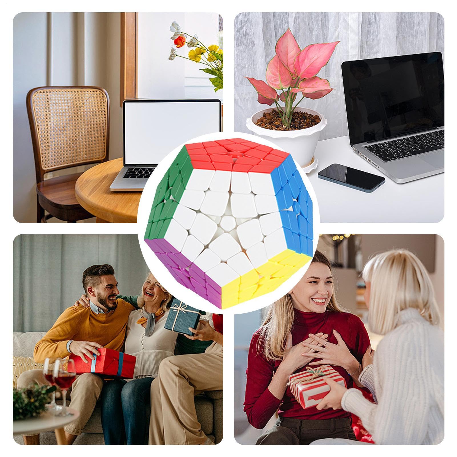 Dodecahedral Speed Cube - Freches Magisches Spielzeug in lebendigem Design