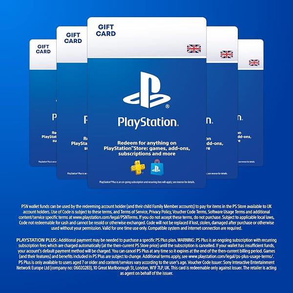 PlayStation Store Gift Card 10 GBP | PSN UK Account | PS5/PS4 Download Code - 3