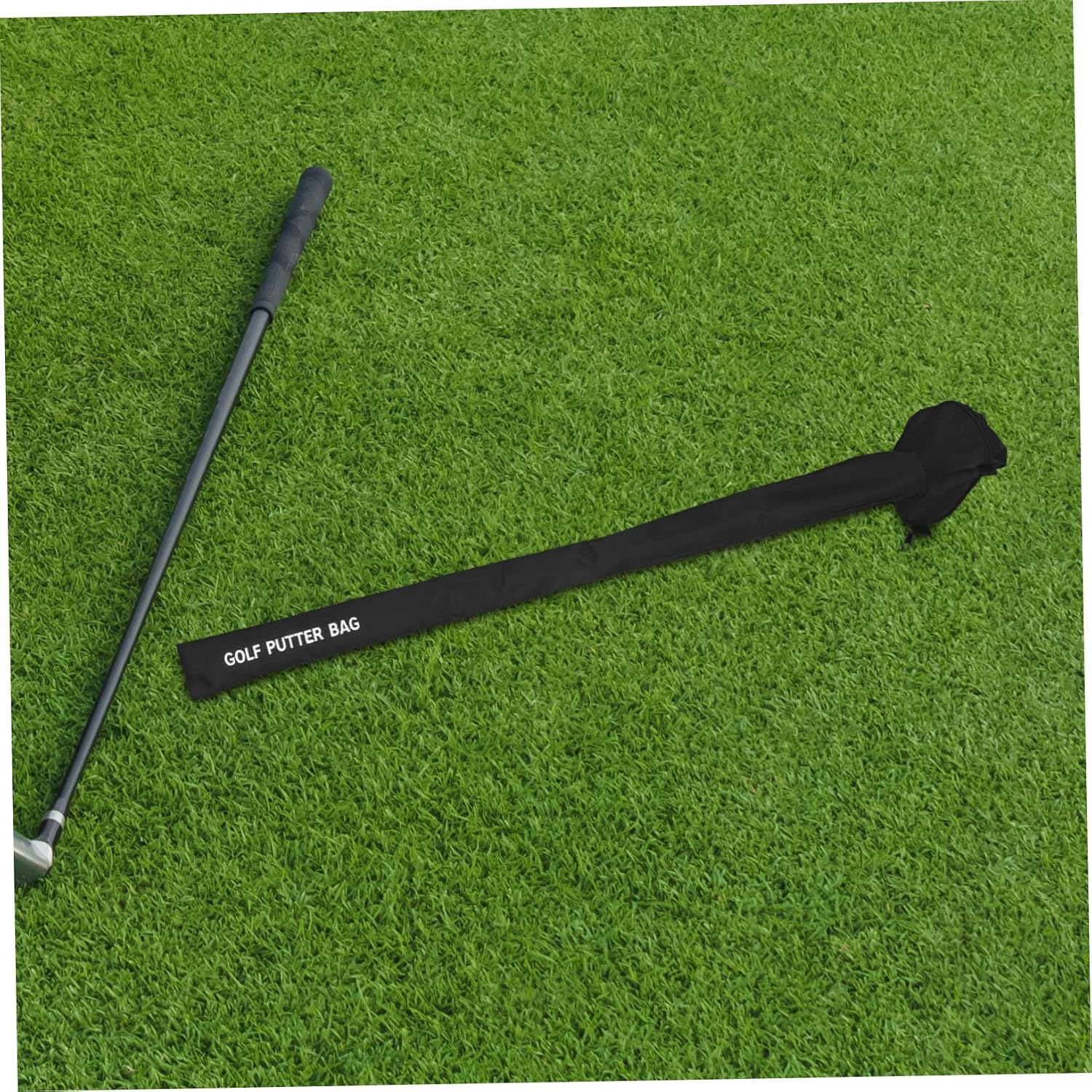 Single Golf Club Bag Portable Canvas Putter Carrier Lightweight and Wear-Resistant Golf Club Storage for Easy Outdoor Use Compact Design for Convenient Carrying and Storage