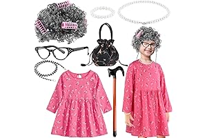Grandma Costume Kit: The Perfect Halloween Disguise Kit for Women