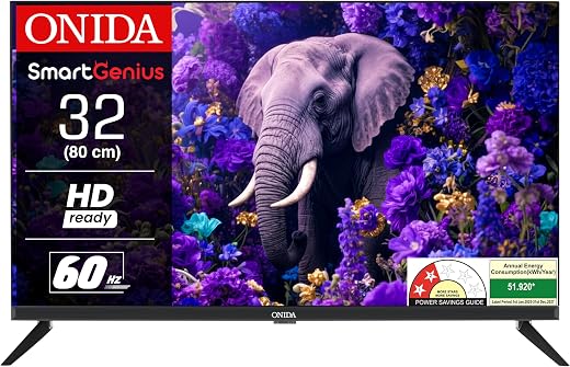 Onida 80 cm (32 inch) Smart Genius Series HD Ready Smart LED TV 32AHI
