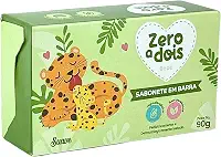 Zero a Dois, Sabonete em Barra para Bebês, Aroma Suave, 90g