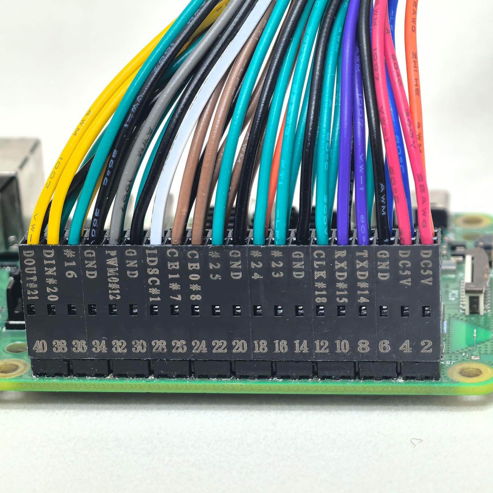 Cavo Maschio Femmina GPIO Cavo A Nastro Arcobaleno GPIO A 40 PIN Da