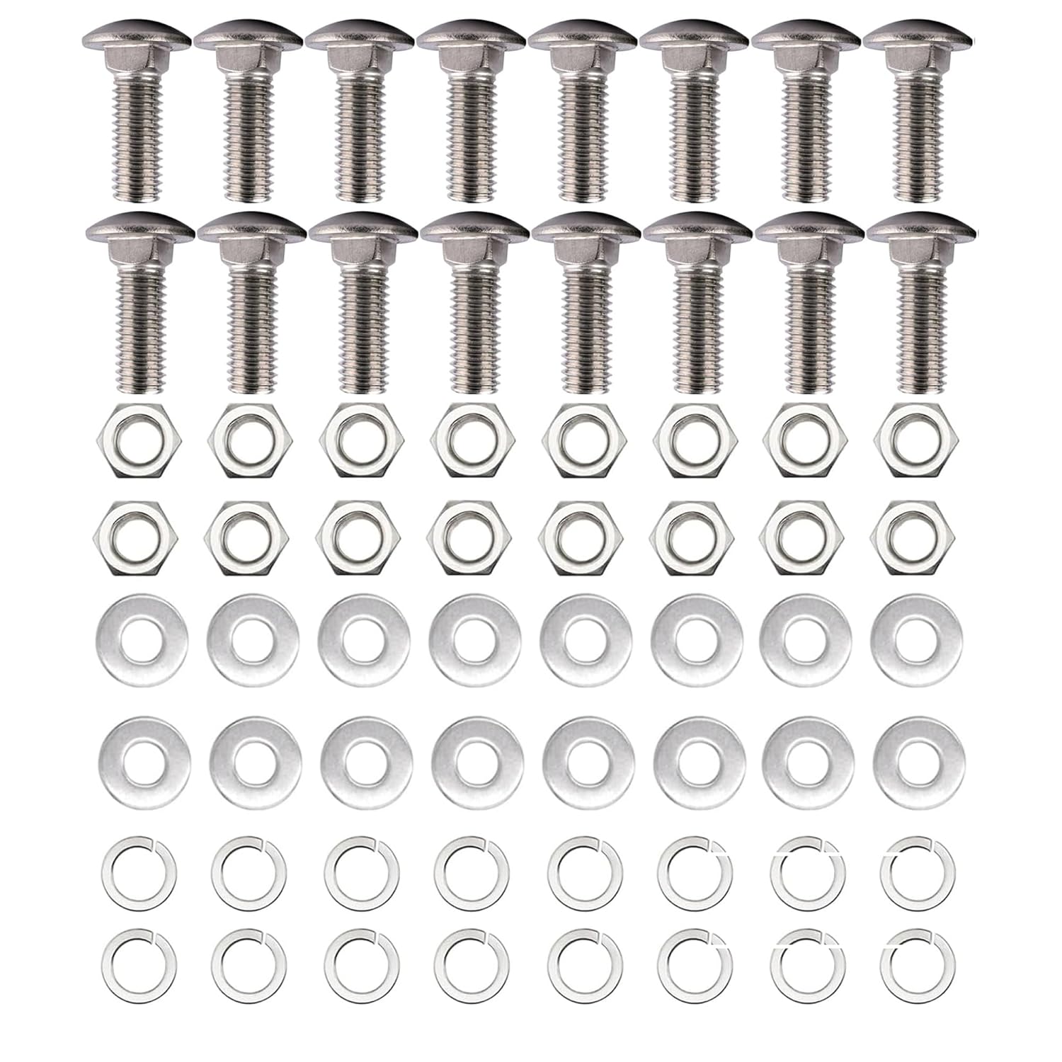 64-Piece Bolt Set – Fits 1981-87 Front Bumpers & 1973-87 Rear Bumpers for Chevy and GM Trucks